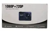 Dual Channel Dash Cam 1080p + 720p Camera 170⁰ Wide Angle G-Sensor Lock Loop Rec