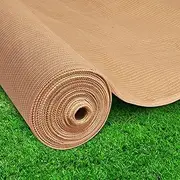 50% Shade Cloth 1.83x10m Heavy Duty Beige UV Stabilized Knitted Fabric