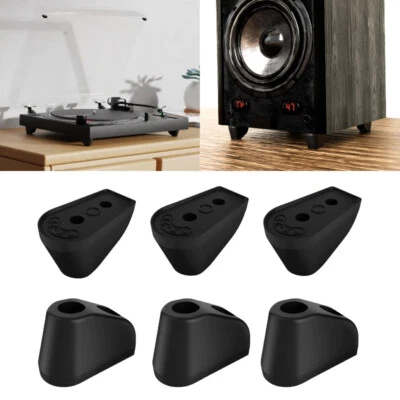 4/6 PCS Silicone Feet Floor Stand for Speaker Audio Record Player Base Non-slip