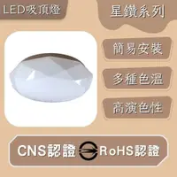 在飛比找PChome24h購物優惠-LED 吸頂燈 60W 星空 星鑽 星點 高光效 客廳燈 臥