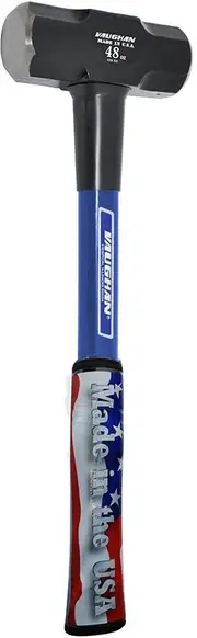 Vaughan SDF48F - Club Hammer 3lb/1.3kg Normalised Long Fibreglass Handle