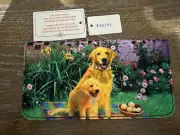 Blossom Collection Golden Retriever Wallet NWT Cute Yellow Labrador Puppy Clutch