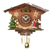 Kuckulino Black Forest Clock with quartz movement and cuckoo ch.. TU 2046 PQ NEW