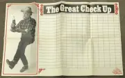 1975 Cold Rush Coca Cola Check Up Bottling Plant Ad Promotion Poster 22" x 34"