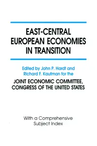 在飛比找博客來優惠-East-Central European Economie