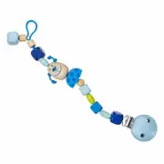 Selecta toy Benno dog dummy chain toddler toy wood 21cm