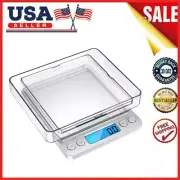 Digital Scale 3000g x 0.1g Jewelry Gold Silver Coin Pocket Size Herb Grains NEW