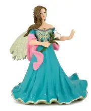 NEW PAPO 38813 Blue Elf with Lily 10cm Tall - Fantasy - RETIRED
