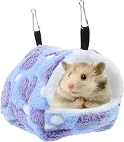 Hamster Hammock,Hamster Tent Bed Hanging Hammock with 2 Metal Hooks | Parrot Hanging Bed Pets Tents for Home, Patio, Balcony,