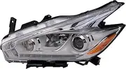TRQ Left Headlight Compatible with 2017 Nissan Murano