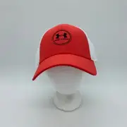 Under Armour Men's UA Iso-Chill Golf Mesh Hat Cap Summer Red White Size M/L