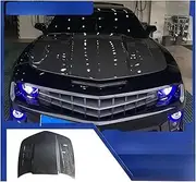 Compatible for Camaro Hood Carbon Fiber Modified Hood Head Cover Organ Cover(Carbon fibre)
