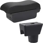 for r&enault for Duster 2012 2013 2014 2015 2016 2017 2018 Car Armrest Box Storage Box Parts Car Centre Console Storage Box(B2 3USB)