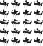 LT Easiyl 100PCS Slide Switches 6 Pin DC50V 0.3A Micro Slide Switch for DIY Electronics Projects 8.5x9x3.3mm 2 Positions, DPDT Panel Slide Switch DIY Built-in Switch Set