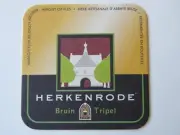Beer COASTER ~ Brouwerij Sint Jozef Herkenrode Bruin & Tripel ~ Opitter-Bree, BE