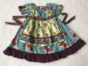 NEW Matilda Jane Paint By Numbers Homegrown Peasant Dress 8 NWT Air Balloon