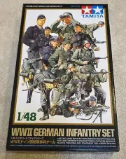 Tamiya wwii german infantry set 1:48 Open Box