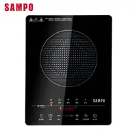 在飛比找PChome24h購物優惠-SAMPO 聲寶微電腦觸控不挑鍋黑晶電陶爐 KM-ZA13P