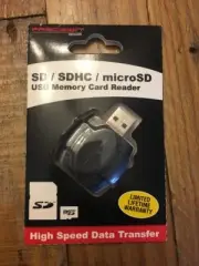 Precision Design SD/SDHC & MicroSD HC Card Reader with USB Adapter