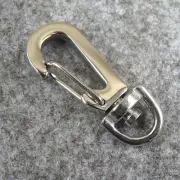 6 PACK Stainless Steel Swivel Eye Snap Spring Hook Keychains Lobster Clasp Hooks