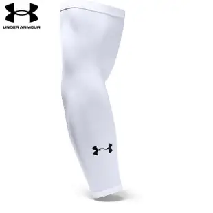 【UNDER ARMOUR】UA 男 HG袖套_1275964-100(白)