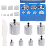 16 Pcs Precision Scale Calibration Weight Set,10/20/50/100/200G, 500/200/100/50/