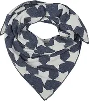 [Zwillingsherz] Triangular Scarf Stole Scarf Made of Cashmere and Wool for Kids Girls Boys Children – High-Quality Cashmere Scarf with Star Print Pattern – Multifunctional Scarf for Summer Autumn Winter