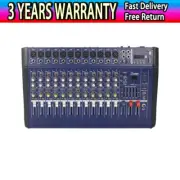 PMX1202D-USB 12-Channel Bluetooth Audio Mixer with Power Amplifier 16 DSP Reverb