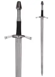 Handmade Battle-Ready Functional Medieval Renaissance Sword - Wooden Scabbard