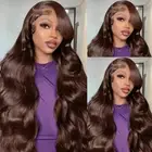 Brown Lace Front Wigs Human Hair 26 Inch Chocolate Brown Lace Front Wig Human...