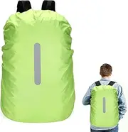 KYLOS Rain Cover for Backpacks with Reflective Strips (15-25L) Waterproof Rain Cover School Bag Reflector Backpack Cover Reflective Backpack Cover Neon Green