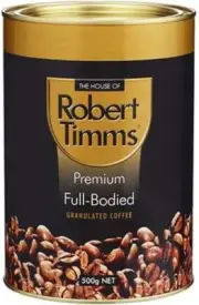 The House of Robert Timms Full-Bodied Granulated Coffee 500 G