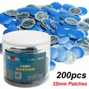 200PCS 32mm Car Rubber Wired Tyre Puncture Repair Mushroom Plug Tire Patch KIT
