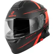 H271 Taog Bluetooth Helmet Black Orange