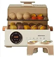 Electric 3 Tier Steamer, 2-tier/3-tier Food Steamer, 10L/15L Multifunction Steam Box, 24H Smart Appointment and 8H Automatic Heat Preservation, for Cooking Soup Veg Meat Fish Rice 1500W