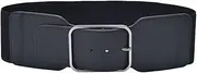 [beltox fine] Women's Wide Stretchy Cinch Belt 3 Inch Vintage Metal Buckle Belts 26-47