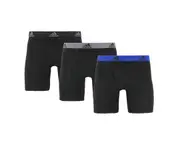 adidas Climalite Relaxed Boxer Brief Underwear 3 Pack - Black
