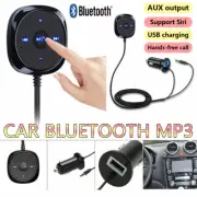 Bluetooth Receiver BT to Aux Adapter Car Audio Kit with Dongle USB Charger 3.5mm