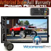 pk POWER ACOUSTIK CPAA70D 7" APPLE CAR PLAY ANDROID AUTO CD DVD BLUETOOTH CAMERA