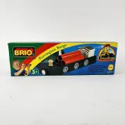 VTG 1989 Brio Theodore Tugboat BARRINGTON BARGE Wooden Boat #32713 Rare NEW