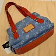€1710 New Chopard Women's Handbag Leather Jeans Bag
