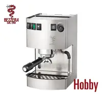 在飛比找PChome24h購物優惠-BEZZERA HOBBY 家用半自動咖啡機110V-不銹鋼