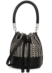Marc Jacobs The Bucket Micro Monogrammed Bucket bag - Beige One Size