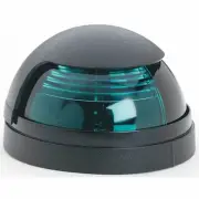 Attwood Black Cover 1-Mile Deck Mount Navigation Bow Light (Starboard/Green L...
