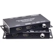 Pro.2 HDMI & IR over HDBaseT with PoH Extender Over Single CAT5 with HDMI Loop