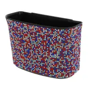 Car Trash Can Portable Car Door ABS Trash Bin Assorted Color 1 Pc