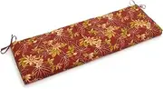 57-inch by 19-inch Outdoor Spun Polyester Loveseat Cushion - Passion Ruby