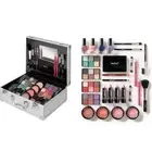 Technic 28 Pcs Full Make Up Kit In a Trunk Train Case Including Mirror