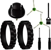 iParto Tires for IROBOT ROOMBA Front Wheel Caster Replacement Parts Kit for ROOMBA i3 i3+ i4 i6 i6+ i7 i8 E5 E6 E7 j7 7550 3550 3150 5150 6198 7150 Side Brush with Tools