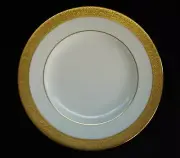 Wedgwood Ascot Gold Encrusted band Salad Plate 8"